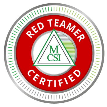 Cybersecurity Certification - Mossé Cyber Security Institute MRT Certified Red Teamer Certification