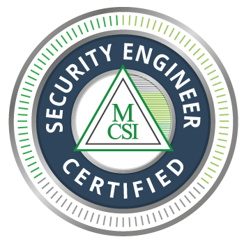 Cybersecurity Certification - Mossé Cyber Security Institute MSE Certified Security Engineer Certification